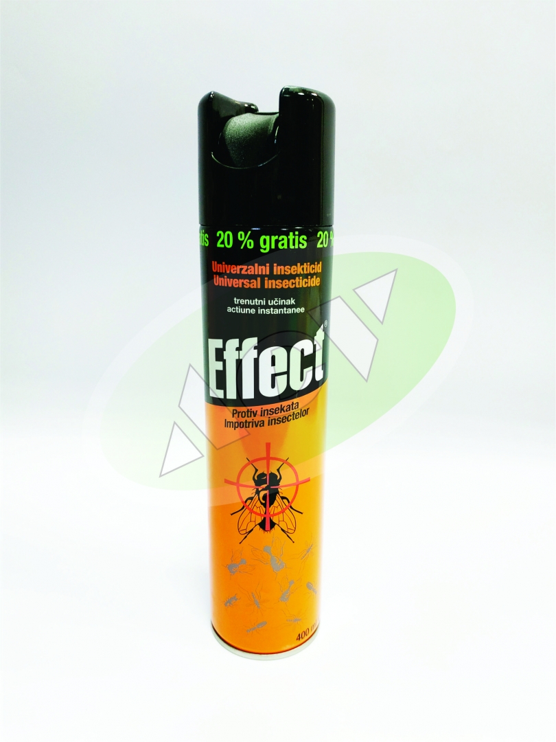 EFFECT SPREJ UNIVERZALNI PROTIV LETECIH I GMIZUCIH INSEKATA 400ML